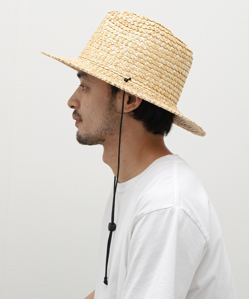 417 EDIFICE(フォーワンセブンエディフィス)の「田中帽子店 417別注 鬼麦ナカオレハット(ハット・メンズ・ベージュ・MEDIUM/LARGE)」の22枚目の写真