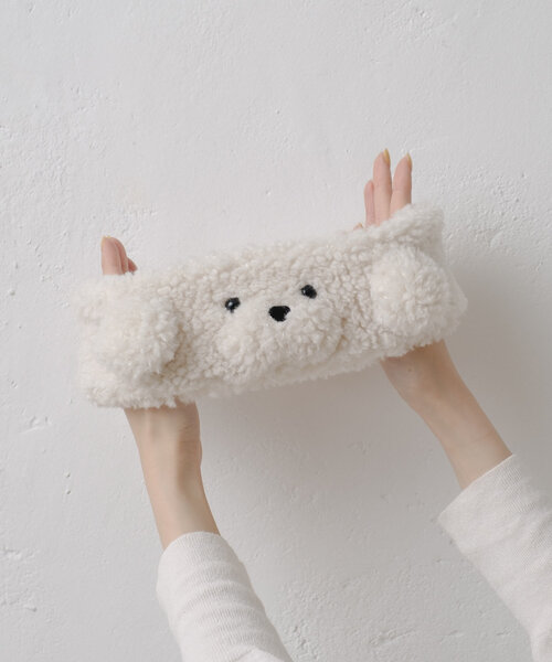 BIRTHDAY BAR（バースデイバー）の「monmon ヘアバンド（その他小物・レディース・ホワイト/ブラウン・0）」の5枚目の写真