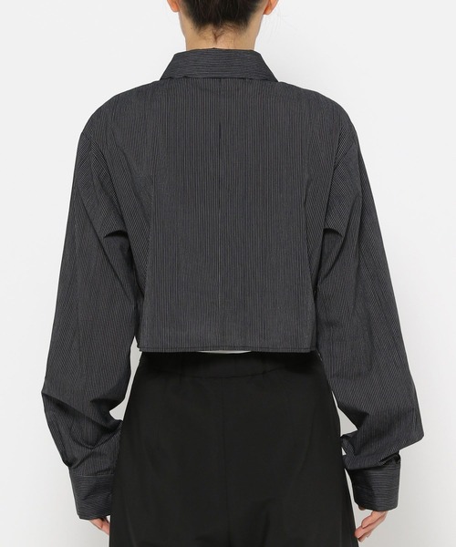 FOREVER 21(フォーエバー トゥエンティーワン)の「【2024FW】ネクタイ付きクロップドシャツ(シャツ/ブラウス・レディース・ブラック/ライトブルー/オフホワイト/ブルー・SMALL/MEDIUM)」の15枚目の写真