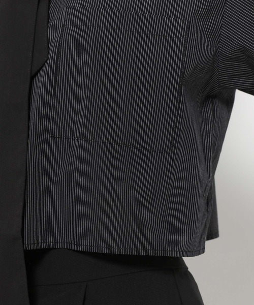 FOREVER 21(フォーエバー トゥエンティーワン)の「【2024FW】ネクタイ付きクロップドシャツ(シャツ/ブラウス・レディース・ブラック/ライトブルー/オフホワイト/ブルー・SMALL/MEDIUM)」の12枚目の写真