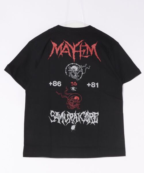 SAMURAI CORE(サムライコア)の「【8】【it】【SAMURAI CORE x MAYHEM】Graphic Design T(Tシャツ/カットソー・メンズ・ホワイト/ブラック・LARGE/MEDIUM/X-LARGE/SMALL)」の3枚目の写真