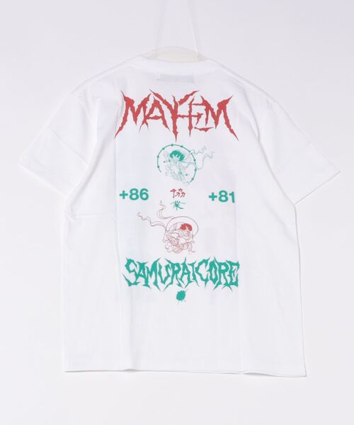SAMURAI CORE(サムライコア)の「【8】【it】【SAMURAI CORE x MAYHEM】Graphic Design T(Tシャツ/カットソー・メンズ・ホワイト/ブラック・LARGE/MEDIUM/X-LARGE/SMALL)」の4枚目の写真