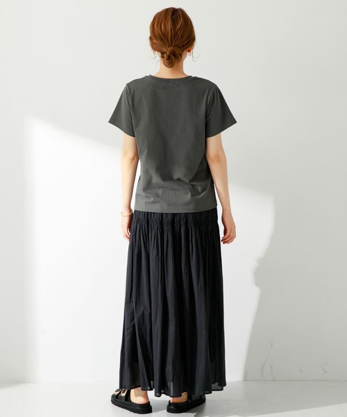 URBAN RESEARCH Sonny Label（アーバンリサーチサニーレーベル）の「WEEKENDER T-SHIRTS（Tシャツ/カットソー・レディース・ベージュ/スミクロ/ホワイト・FREE）」の17枚目の写真