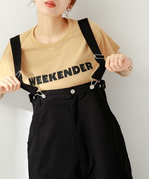 URBAN RESEARCH Sonny Label（アーバンリサーチサニーレーベル）の「WEEKENDER T-SHIRTS（Tシャツ/カットソー・レディース・ベージュ/スミクロ/ホワイト・FREE）」の18枚目の写真