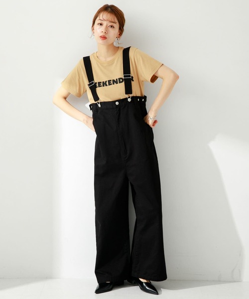 URBAN RESEARCH Sonny Label（アーバンリサーチサニーレーベル）の「WEEKENDER T-SHIRTS（Tシャツ/カットソー・レディース・ベージュ/スミクロ/ホワイト・FREE）」の22枚目の写真