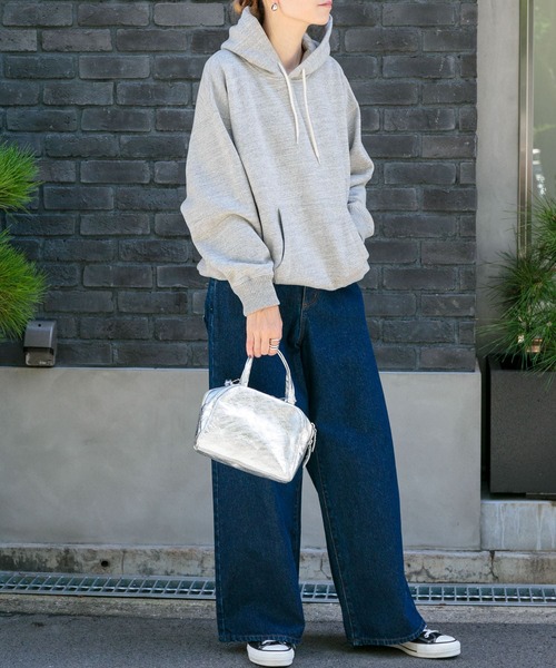 FORK&SPOON（フォークアンドスプーン）の「FORK&SPOON　JFデニムバギーパンツ（デニムパンツ・レディース・ワンウォッシュ/ブルー系その他・1/2）」の22枚目の写真