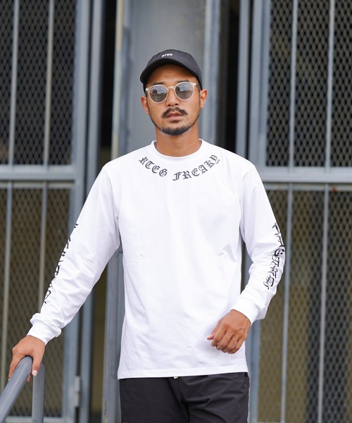 adamsJUGGLER(アダムスジャグラー)の「24/RTEG O.Eロングティー(Tシャツ/カットソー・メンズ・ホワイト/ブラック・S/M/L/XL/XXL)」の14枚目の写真