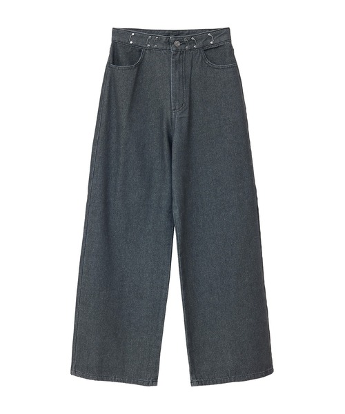 CRAFT STANDARD BOUTIQUE(クラフトスタンダードブティック)の「ホックワイドパンツ(チノパンツ・レディース・ブラック/カーキ/ピンク/ブラウン/パープル・M/L)」の22枚目の写真
