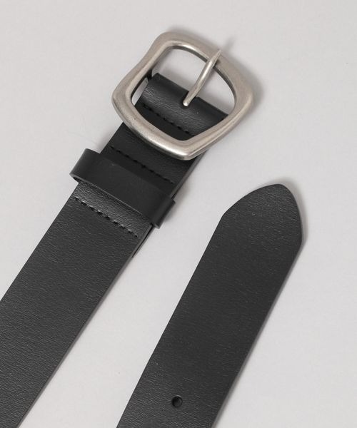 JEANASIS（ジーナシス）の「ヘンケイバックルベルト/138819（ベルト・レディース・ベージュ/ブラック・FREE）」の6枚目の写真