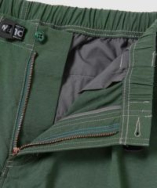 アンドワンダー パンツ　レディース　ナイロンクライミングパンツ リフレクター　M and wander (アンドワンダー) polyester climbing pants