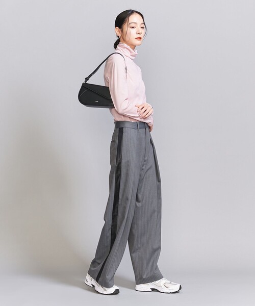 BEAUTY&YOUTH UNITED ARROWS（ビューティーアンドユースユナイテッドアローズ）の「コットンフライス シアー タートルネック カットソー（Tシャツ/カットソー・レディース・ベージュ/ブラック/ライラック/オフホワイト/ライトピンク・FREE）」の12枚目の写真