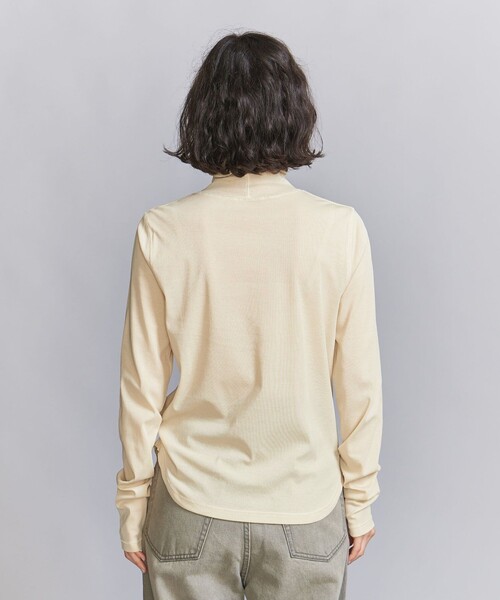 BEAUTY&YOUTH UNITED ARROWS（ビューティーアンドユースユナイテッドアローズ）の「コットンフライス シアー タートルネック カットソー（Tシャツ/カットソー・レディース・ベージュ/ブラック/ライラック/オフホワイト/ライトピンク・FREE）」の17枚目の写真