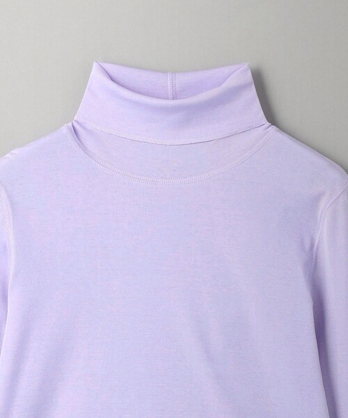 BEAUTY&YOUTH UNITED ARROWS（ビューティーアンドユースユナイテッドアローズ）の「コットンフライス シアー タートルネック カットソー（Tシャツ/カットソー・レディース・ベージュ/ブラック/ライラック/オフホワイト/ライトピンク・FREE）」の20枚目の写真