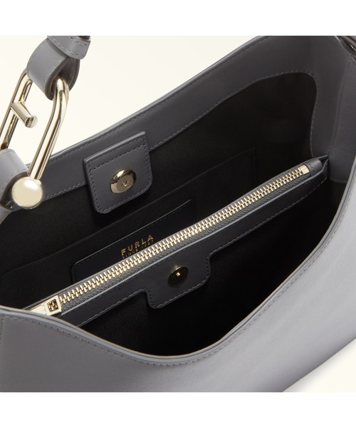 FURLA（フルラ）の「FURLA NUVOLA L HOBO（ショルダーバッグ・レディース・ダークグレー・ONE SIZE）」の4枚目の写真