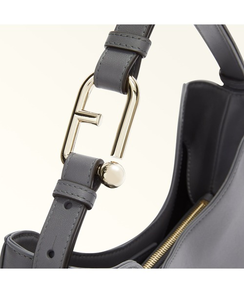 FURLA（フルラ）の「FURLA NUVOLA L HOBO（ショルダーバッグ・レディース・ダークグレー・ONE SIZE）」の5枚目の写真