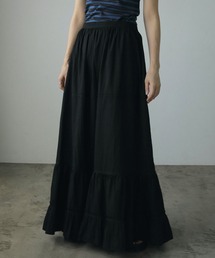 anuke 今季新作 Tiered Tuck Skirt 0400020477613_BLACK_A1?wid=830