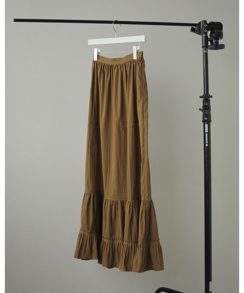 anuke（アンヌーク）の「Tiered Tuck Skirt（スカート）」 - WEAR