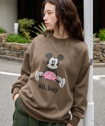 Disney | 【Disney】別注 ミッキーマウス オールドグラフィックプリントスウェット(スウェット)