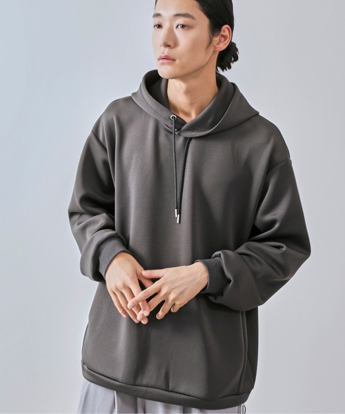 JUNRED(ジュンレッド)の「moistickスウェットプルパーカー(パーカー・メンズ・チャコールグレー/ブルー系その他4/ライトグレー・L/M/S)」の1枚目の写真