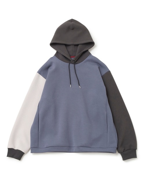 JUNRED(ジュンレッド)の「moistickスウェットプルパーカー(パーカー・メンズ・チャコールグレー/ブルー系その他4/ライトグレー・L/M/S)」の13枚目の写真