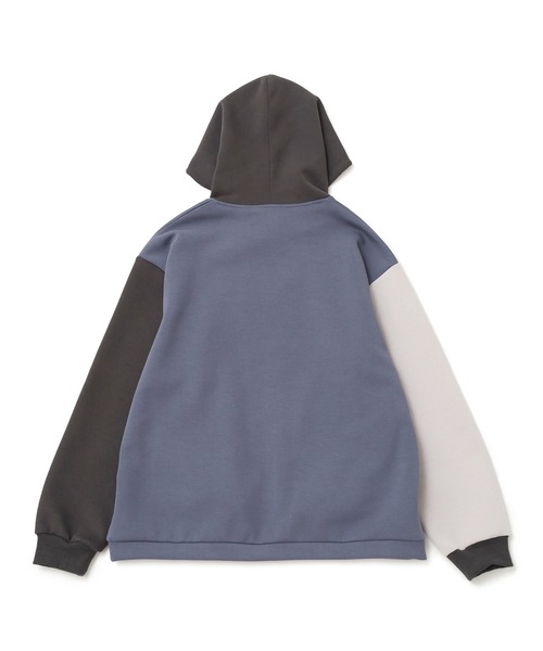 JUNRED(ジュンレッド)の「moistickスウェットプルパーカー(パーカー・メンズ・チャコールグレー/ブルー系その他4/ライトグレー・L/M/S)」の12枚目の写真