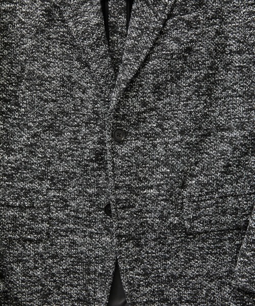 UNION STATION(ユニオンステーション)の「ラーベン編みテーラードジャケット(テーラードジャケット・メンズ・ライトグレー/ネイビー/グレー系/チャコールグレー・LL/L/M/S)」の12枚目の写真
