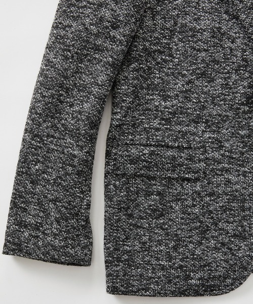 UNION STATION(ユニオンステーション)の「ラーベン編みテーラードジャケット(テーラードジャケット・メンズ・ライトグレー/ネイビー/グレー系/チャコールグレー・LL/L/M/S)」の13枚目の写真