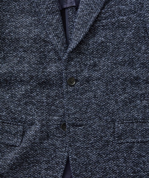 UNION STATION(ユニオンステーション)の「ラーベン編みテーラードジャケット(テーラードジャケット・メンズ・ライトグレー/ネイビー/グレー系/チャコールグレー・LL/L/M/S)」の16枚目の写真