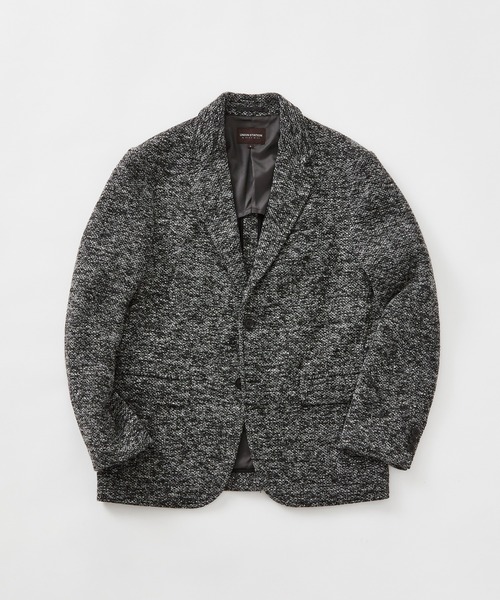 UNION STATION(ユニオンステーション)の「ラーベン編みテーラードジャケット(テーラードジャケット・メンズ・ライトグレー/ネイビー/グレー系/チャコールグレー・LL/L/M/S)」の19枚目の写真