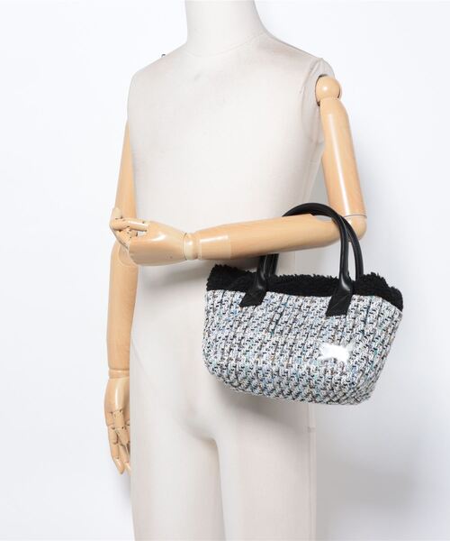 【PAUL & JOE ACCESSOIRES /ポール アンド ジョー アクセソワ 】 ツイード・ジプシー ミニトートバッグ（トートバッグ）｜PAUL & JOE ACCESSOIRES（ポールアンドジョーアクセソワ）