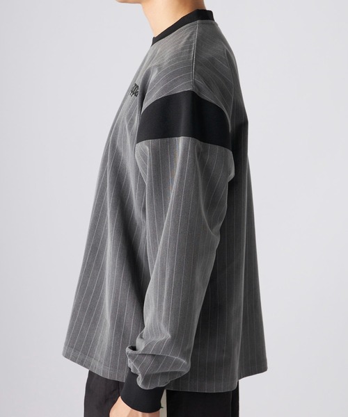 Kappa（カッパ）の「フットボールルックTシャツ (ユニセックス)（Tシャツ/カットソー・レディース・ネイビー/グレー・SMALL/MEDIUM/LARGE）」の7枚目の写真