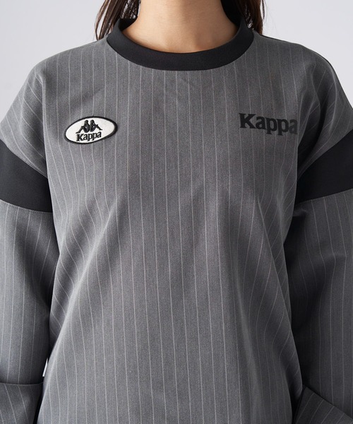 Kappa（カッパ）の「フットボールルックTシャツ (ユニセックス)（Tシャツ/カットソー・レディース・ネイビー/グレー・SMALL/MEDIUM/LARGE）」の12枚目の写真