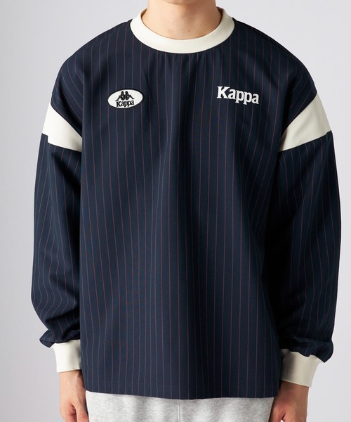 Kappa（カッパ）の「フットボールルックTシャツ (ユニセックス)（Tシャツ/カットソー・レディース・ネイビー/グレー・SMALL/MEDIUM/LARGE）」の15枚目の写真