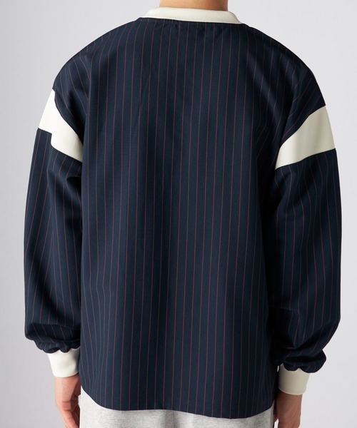 Kappa（カッパ）の「フットボールルックTシャツ (ユニセックス)（Tシャツ/カットソー・レディース・ネイビー/グレー・SMALL/MEDIUM/LARGE）」の17枚目の写真