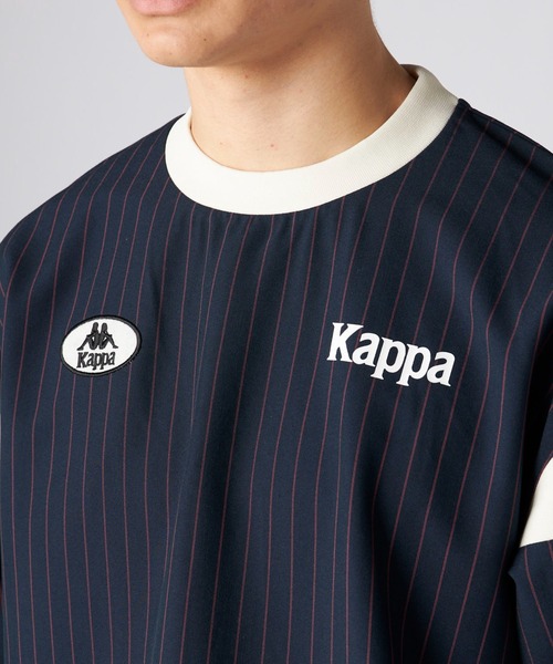 Kappa（カッパ）の「フットボールルックTシャツ (ユニセックス)（Tシャツ/カットソー・レディース・ネイビー/グレー・SMALL/MEDIUM/LARGE）」の18枚目の写真