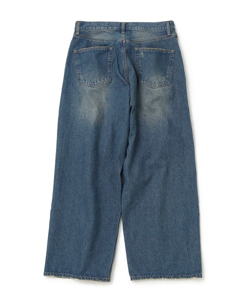 JUNRED（ジュンレッド）の「ダメージデニムパンツ（デニムパンツ・メンズ・ダークブラウン/ブラック/ネイビー・S/M/L）」の15枚目の写真