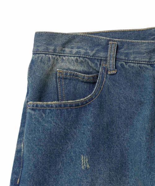 JUNRED（ジュンレッド）の「ダメージデニムパンツ（デニムパンツ・メンズ・ダークブラウン/ブラック/ネイビー・S/M/L）」の18枚目の写真