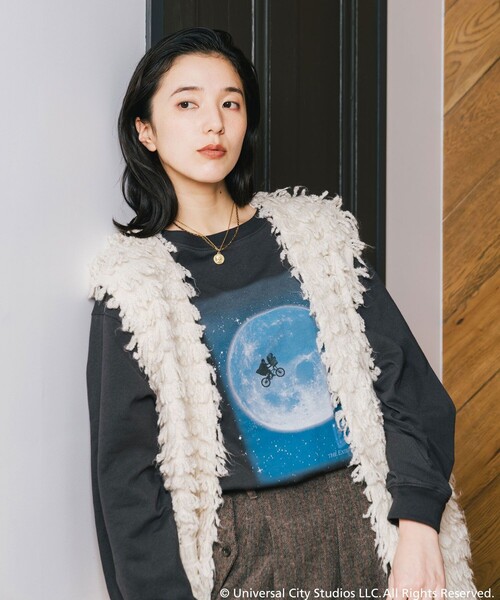 【セール】E.T. ラメバイシクル ロンT/プリントロンT（Tシャツ/カットソー）｜FREAK'S STORE（フリークスストア） 5,597円