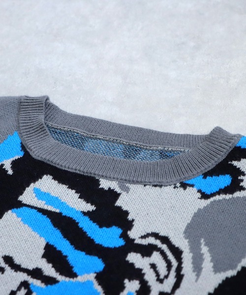 BoTT 迷彩柄 ニットセーター BoTT 迷彩柄 ニットセーター 迷彩ニット（ニット/セーター）｜OWNth