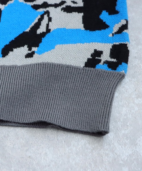 迷彩柄ニット（ニット/セーター）｜antiqua（アンティカ）の