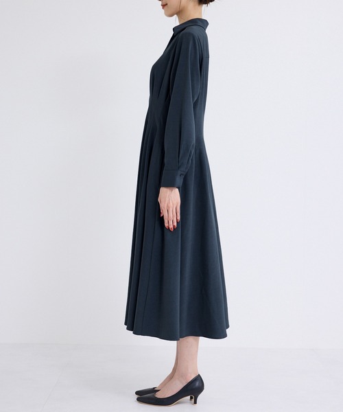 ROPE' PICNIC(ロペピクニック)の「【3サイズ展開】シャツコンシャス長袖ワンピース(シャツワンピース・レディース・チャコールグレー/ネイビー・36/38/40)」の18枚目の写真