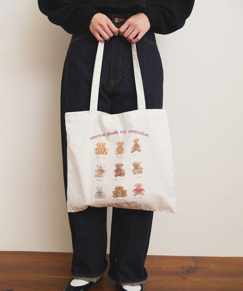 fig Ｌondon（フィグロンドン）の「timeless friend bag（トートバッグ・レディース・ホワイト・FREE）」の4枚目の写真