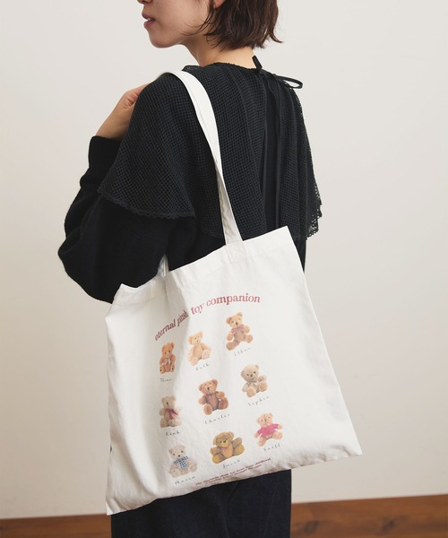 fig Ｌondon（フィグロンドン）の「timeless friend bag（トートバッグ・レディース・ホワイト・FREE）」の13枚目の写真