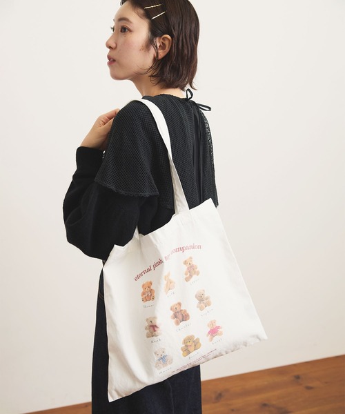 fig Ｌondon（フィグロンドン）の「timeless friend bag（トートバッグ・レディース・ホワイト・FREE）」の14枚目の写真