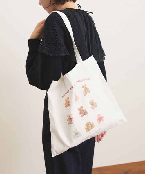 fig Ｌondon（フィグロンドン）の「timeless friend bag（トートバッグ・レディース・ホワイト・FREE）」の15枚目の写真
