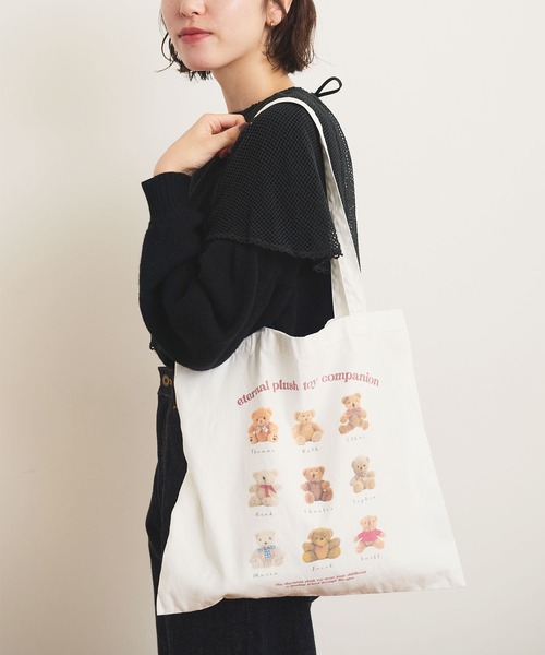 fig Ｌondon（フィグロンドン）の「timeless friend bag（トートバッグ・レディース・ホワイト・FREE）」の2枚目の写真