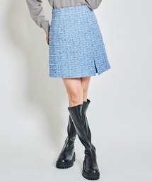 ロンドンガール❗️【アメリカ古着】超美品タイトスカート紺色ネイビーブルーツイード COMME des GARÇONS ネイビー ロングスカート - メルカリ