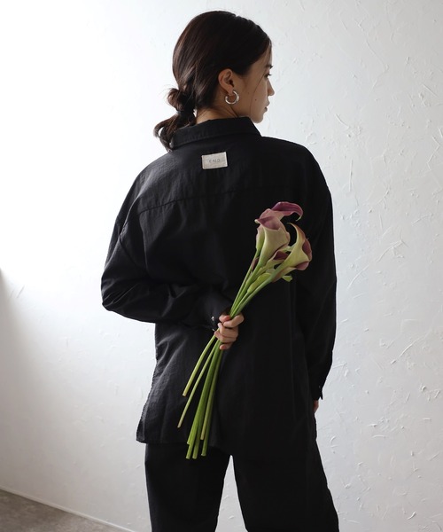 back label nylon set up / バックラベルスナップボタンナイロン