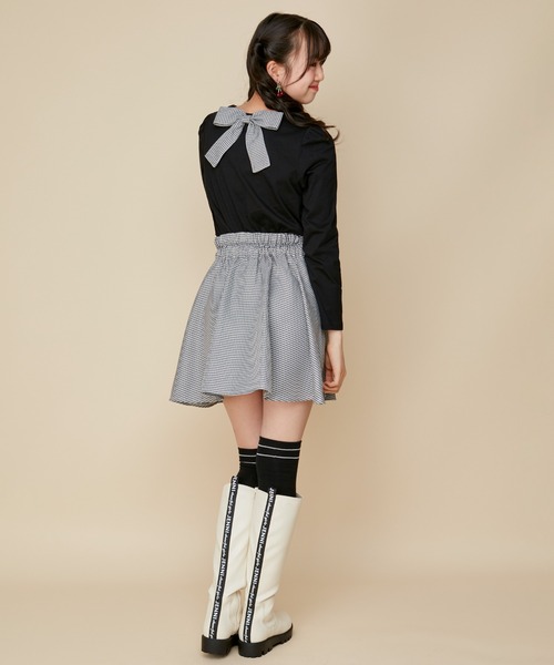 JENNI（ジェニィ）の「ボリュームソールロングブーツ（ブーツ・キッズ・ブラック/グレー/オフホワイト・24cm/23cm/22cm/21cm/20cm）」の18枚目の写真