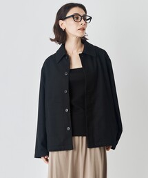 UNFILO（アンフィーロ）の「【男女兼用】フラノライク ショートブルゾン（ブルゾン）」